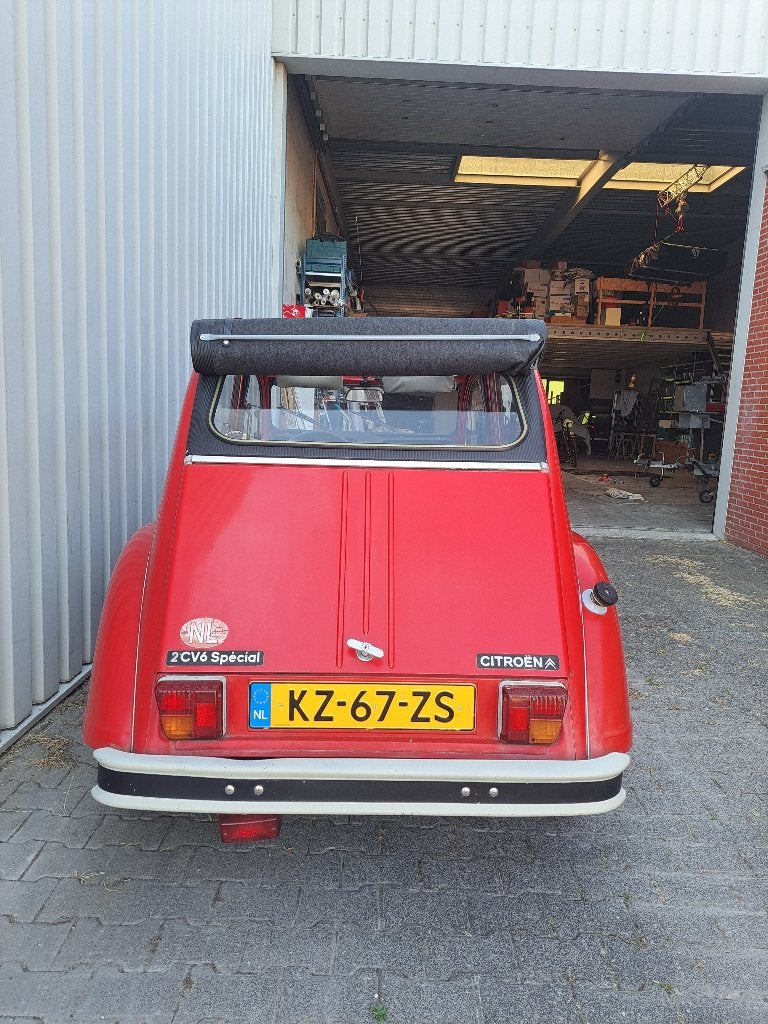 Citroën 2CV 0.6 1984 Rood, Auto's, Voorwielaandrijving, 602 cc, 29 pk, Origineel Nederlands