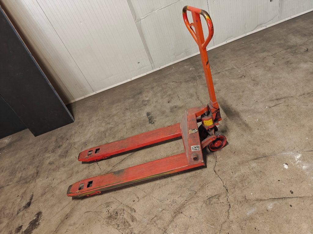 2 pompwagens/palletwagens (opknappers), 100 liter of meer, Ophalen, Gebruikt, Transportkar