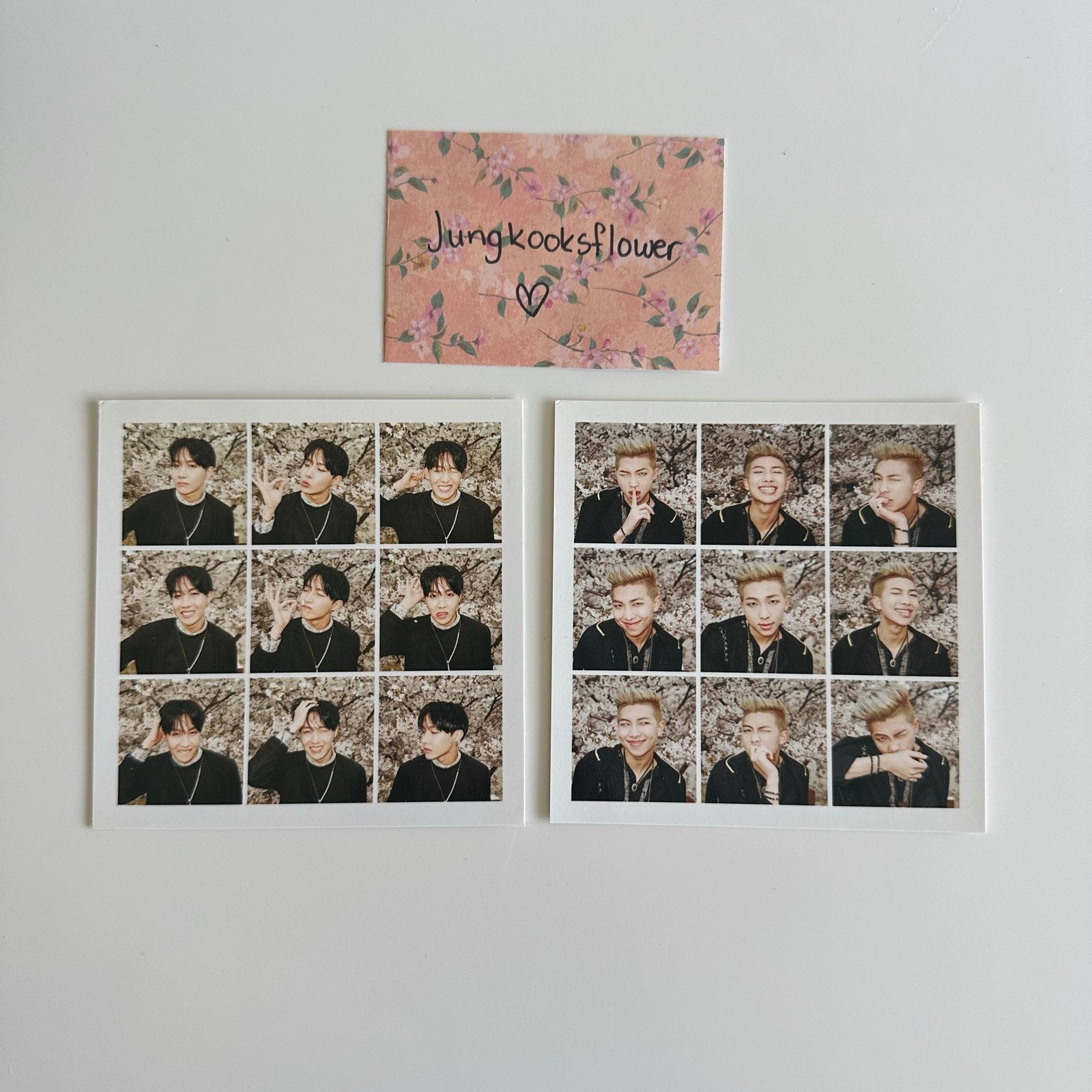 BTS - HYYH pt.1 photocards J-hope & RM, Verzenden, Zo goed als nieuw, Foto of Kaart