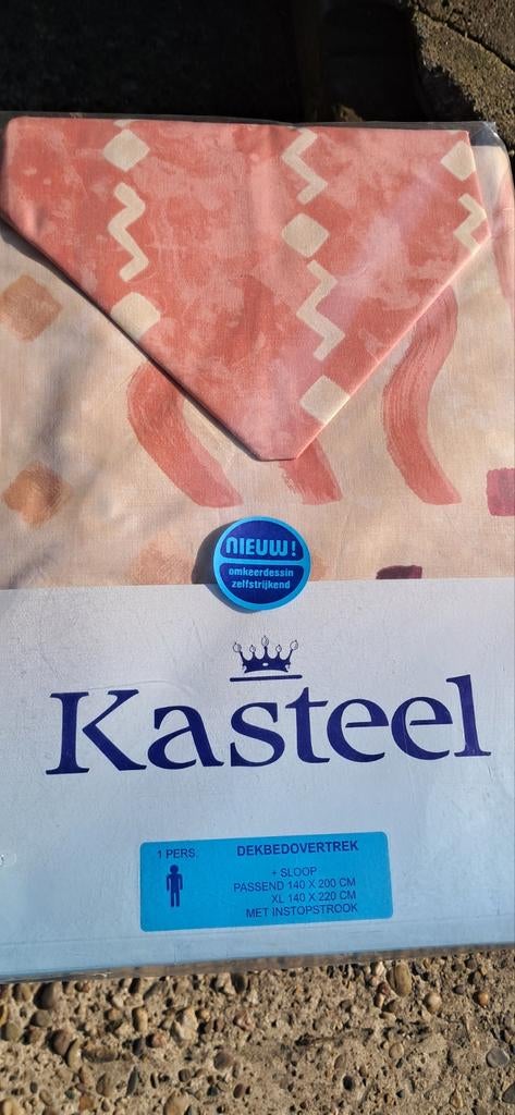 Kasteel dekbedovertrek nieuw!!, Ophalen of Verzenden, Nieuw, Tweepersoons, Dekbedovertrek