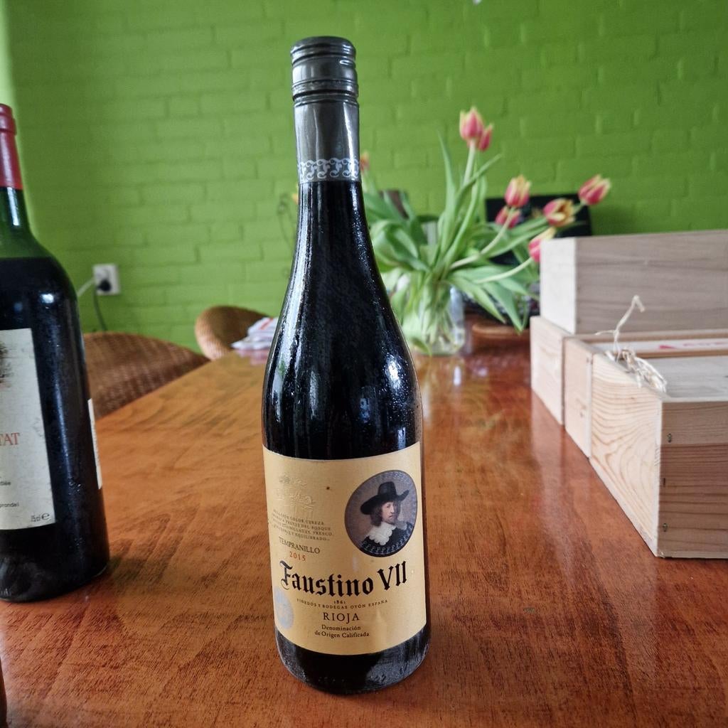 Faustino VII Rioja Tempranillo 2011 Rode Wijn, Spanje, Ophalen of Verzenden, Zo goed als nieuw, Rode wijn