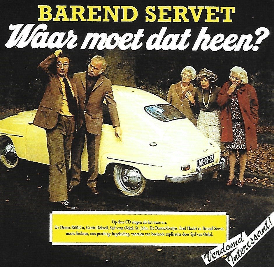 Barend Servet - Waar moet dat heen? - CD als Nieuw en schaar, Ophalen of Verzenden, Zo goed als nieuw, Levenslied of Smartlap