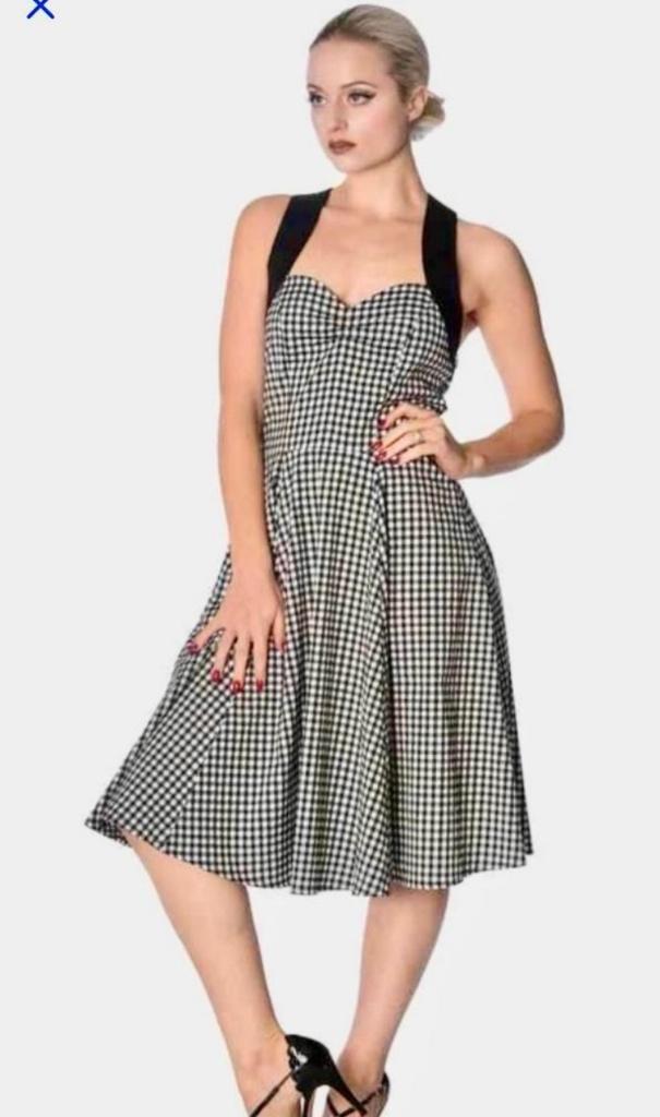 Nieuwe banned apparel vintage dancing days rockabilly flare, Kleding | Dames, Jurken, BANNED APPAREL, Zwart, Maat 42/44 (L), Nieuw