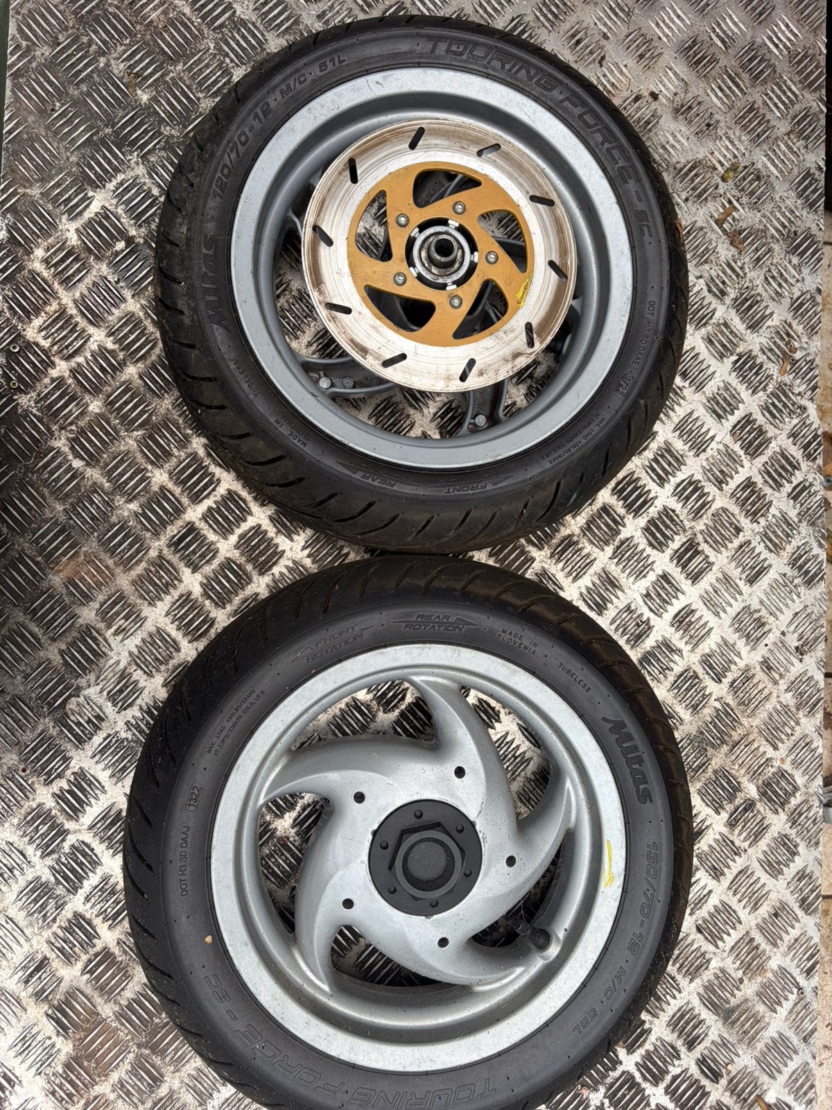 gilera runner / skipper lx 125cc - 180cc velgen set, Ophalen