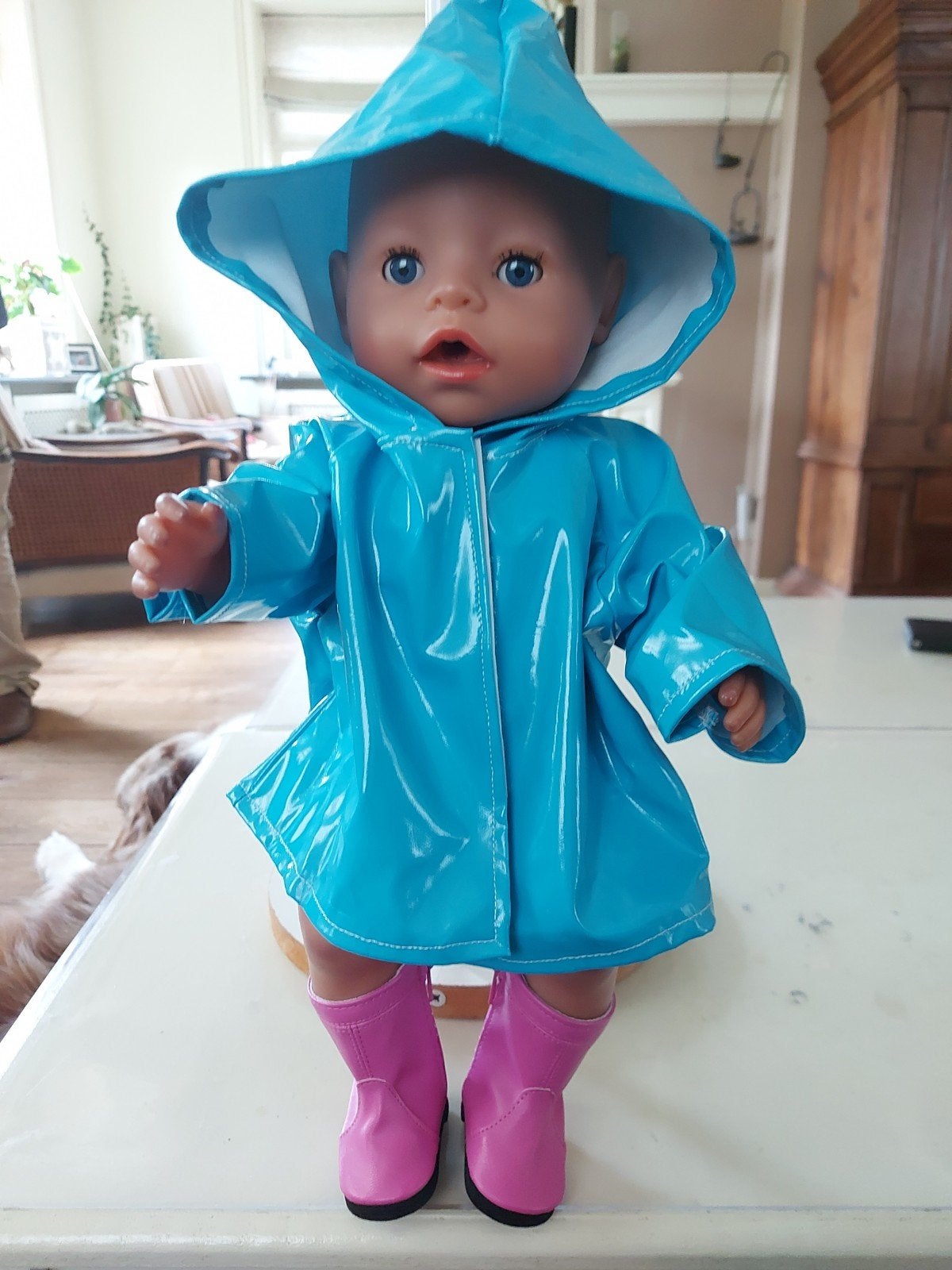 regenset laarsjes baby born pop 43cm, Ophalen of Verzenden, Babypop