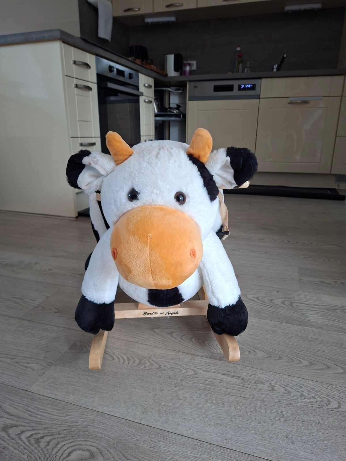 Schattige Koe Schommelstoel met Geluid, Ophalen, Gebruikt, Jongen of Meisje