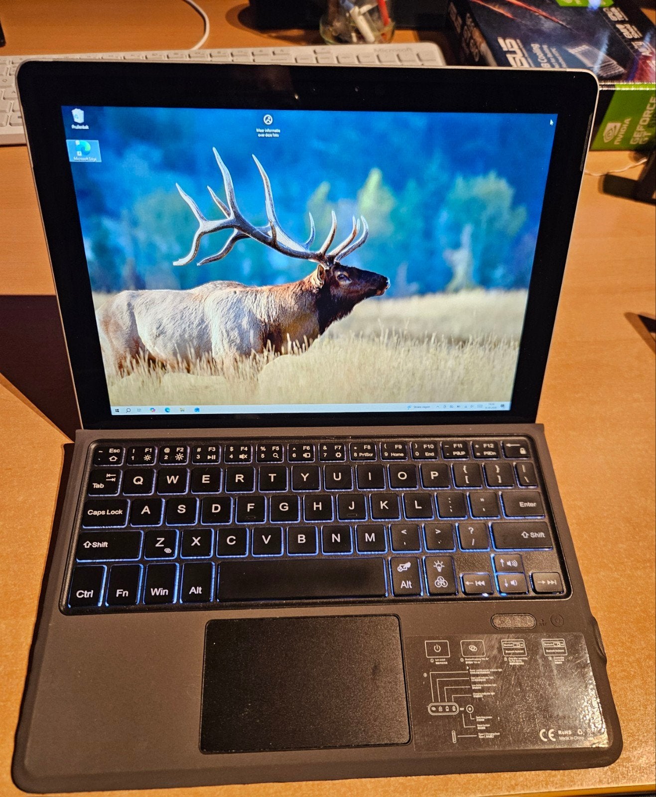 Microsoft Surface Go - 128GB SSD, 8GB RAM, Windows 10 Home, 10 inch, Ophalen of Verzenden, Zo goed als nieuw, 128 GB