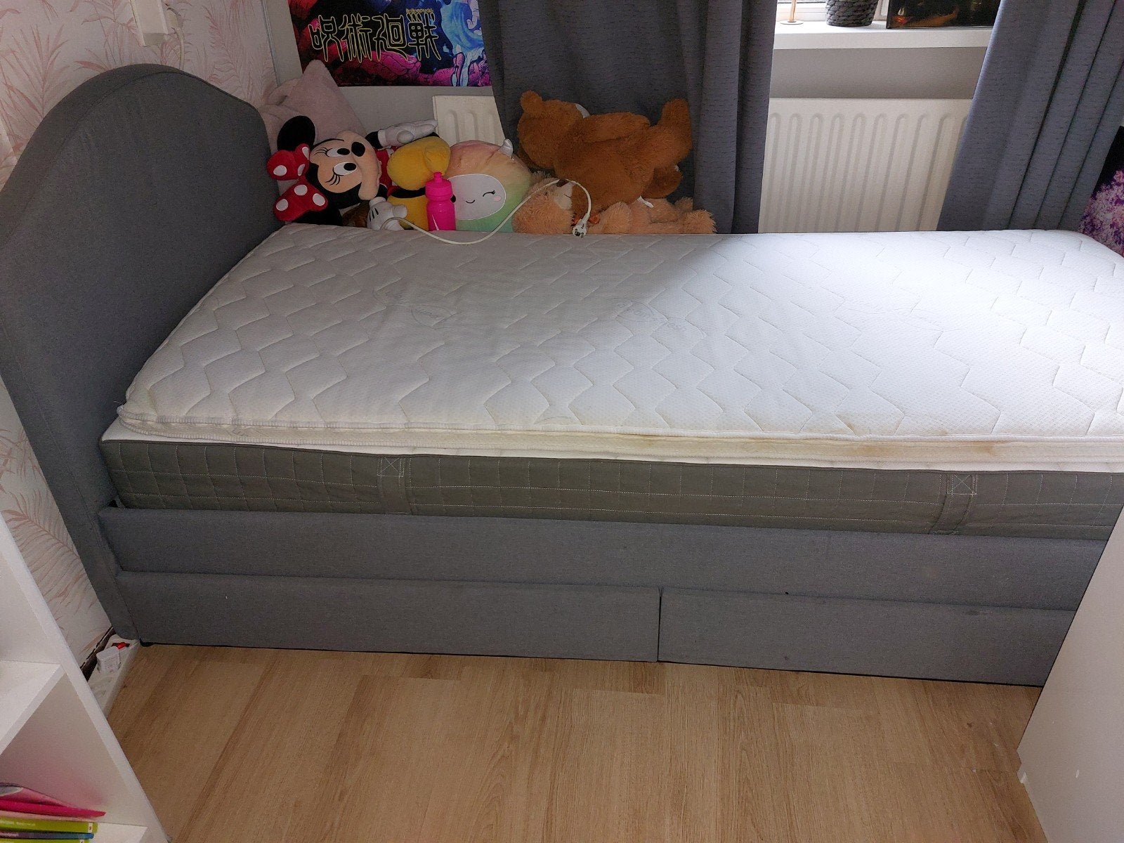 Eenpersoons bed, 90 cm, Eenpersoons, Ophalen of Verzenden, Zo goed als nieuw