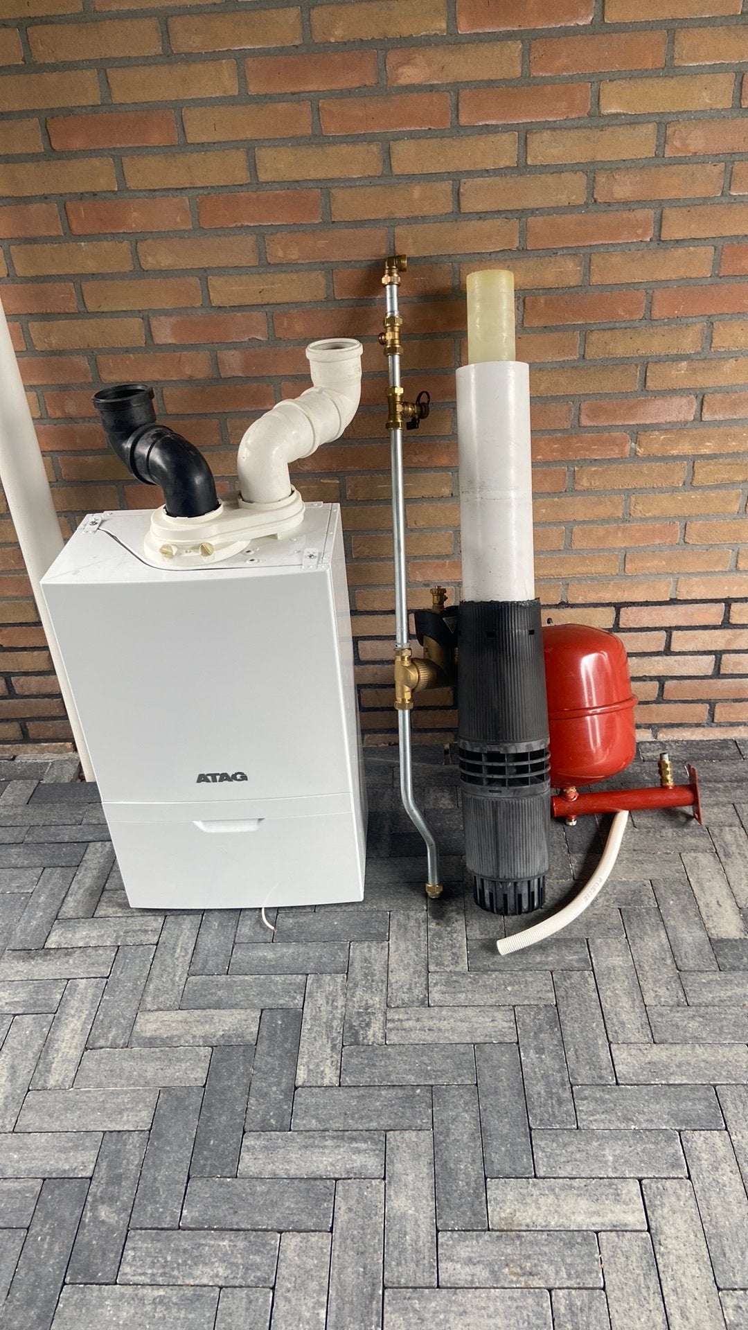ATAG verwarmingsketel.2018., Ophalen, 30 tot 80 cm, Gebruikt, Hoog rendement (Hr)