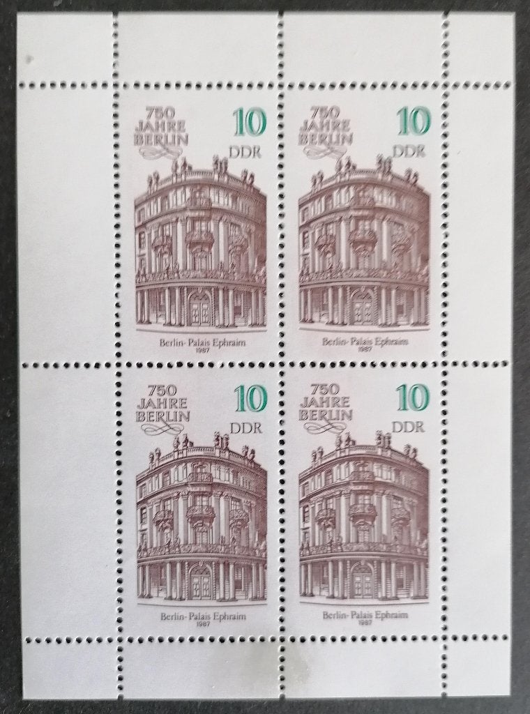 DUITSLAND / DDR - blokje 750 jaar Berlijn 1987, Verzenden, BRD, Postfris