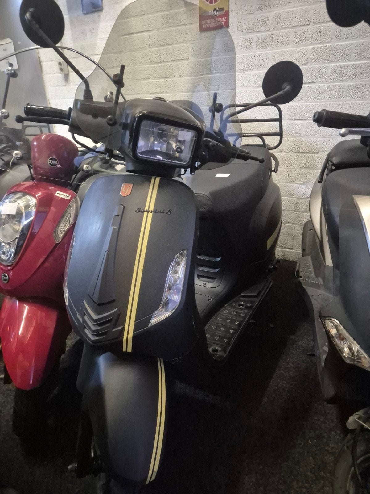 AGM Vespa Look Scooter - Blauw Kenteken, Ophalen of Verzenden