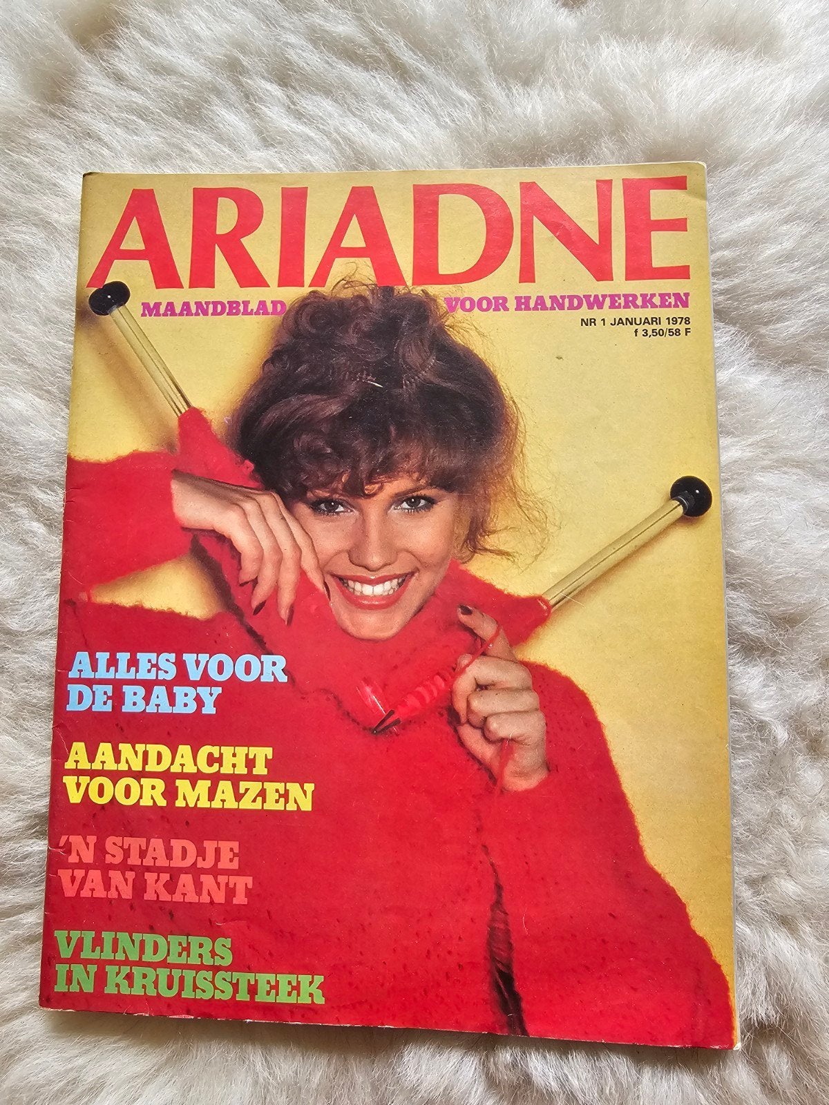 Vintage handwerk tijdschrift Ariadne nr 1. 1978, Ophalen of Verzenden, Gelezen, Damesbladen