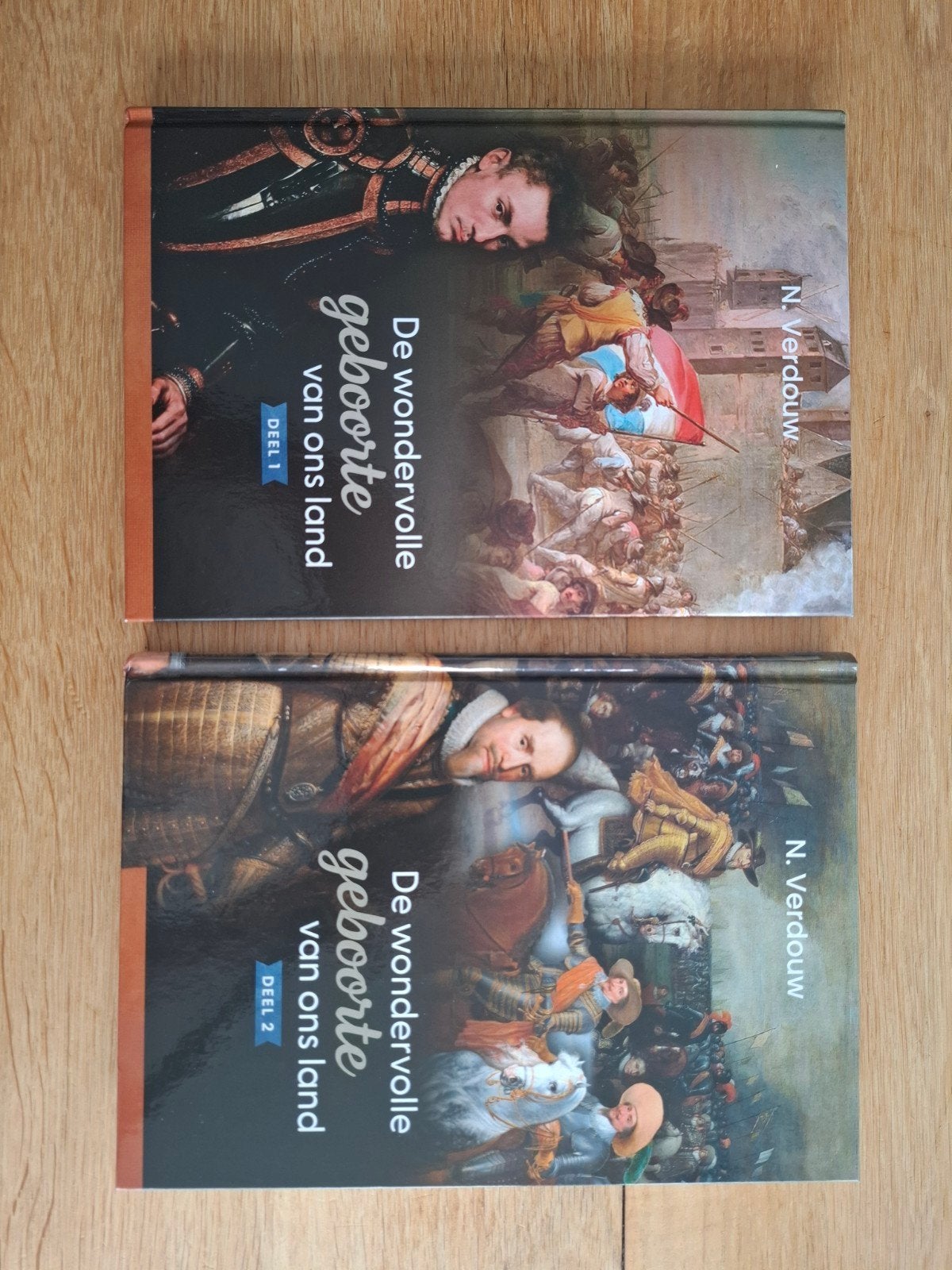 De wondervolle geboorte van ons land - Deel 1 & 2, Ophalen of Verzenden, 17e en 18e eeuw, Zo goed als nieuw, N. Verdouw