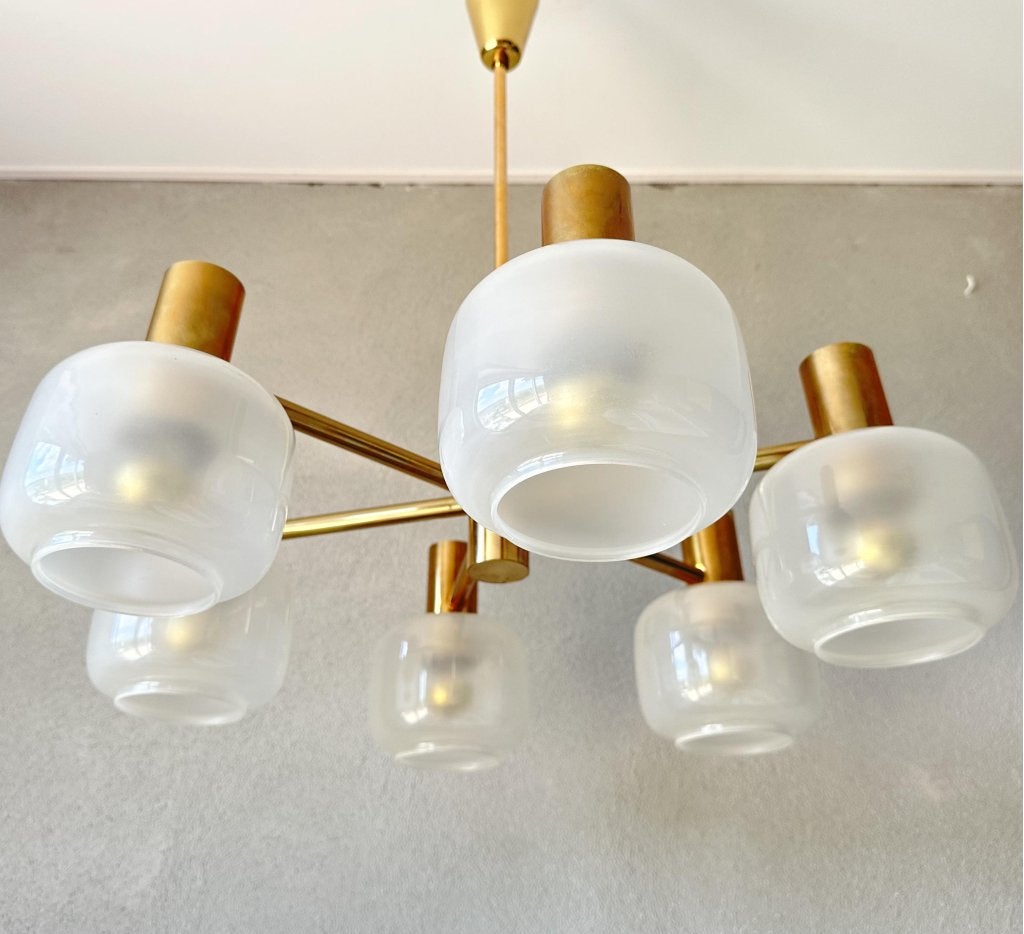 Vintage Kaiser Leuchten hanglamp, Niet ingevuld, Gebruikt, Mid century modern, Niet ingevuld