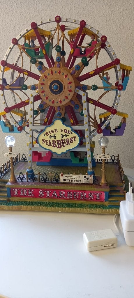 Lemax Starbust Farris Wheel, Diversen, Ophalen of Verzenden, Zo goed als nieuw