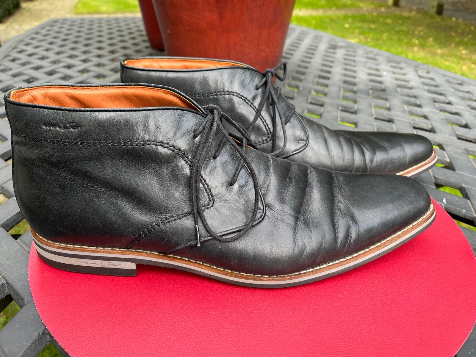 Van Lier  boots enkel veter schoenen blauw maat 46 maat 11, Kleding | Heren, Blauw, Boots, Ophalen of Verzenden, Zo goed als nieuw