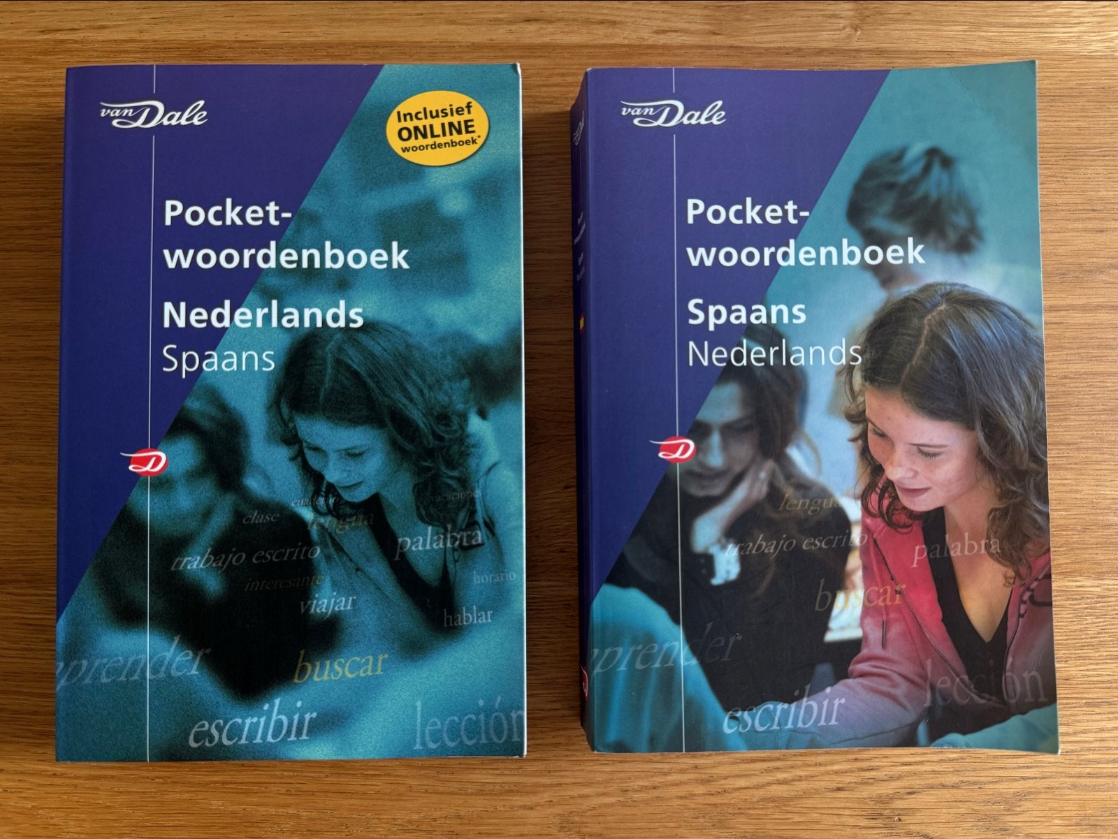 Van Dale Pocketwoordenboek Spaans (2 delen) z.g.a.n., Boeken, Ophalen of Verzenden, Zo goed als nieuw, Van Dale, Spaans