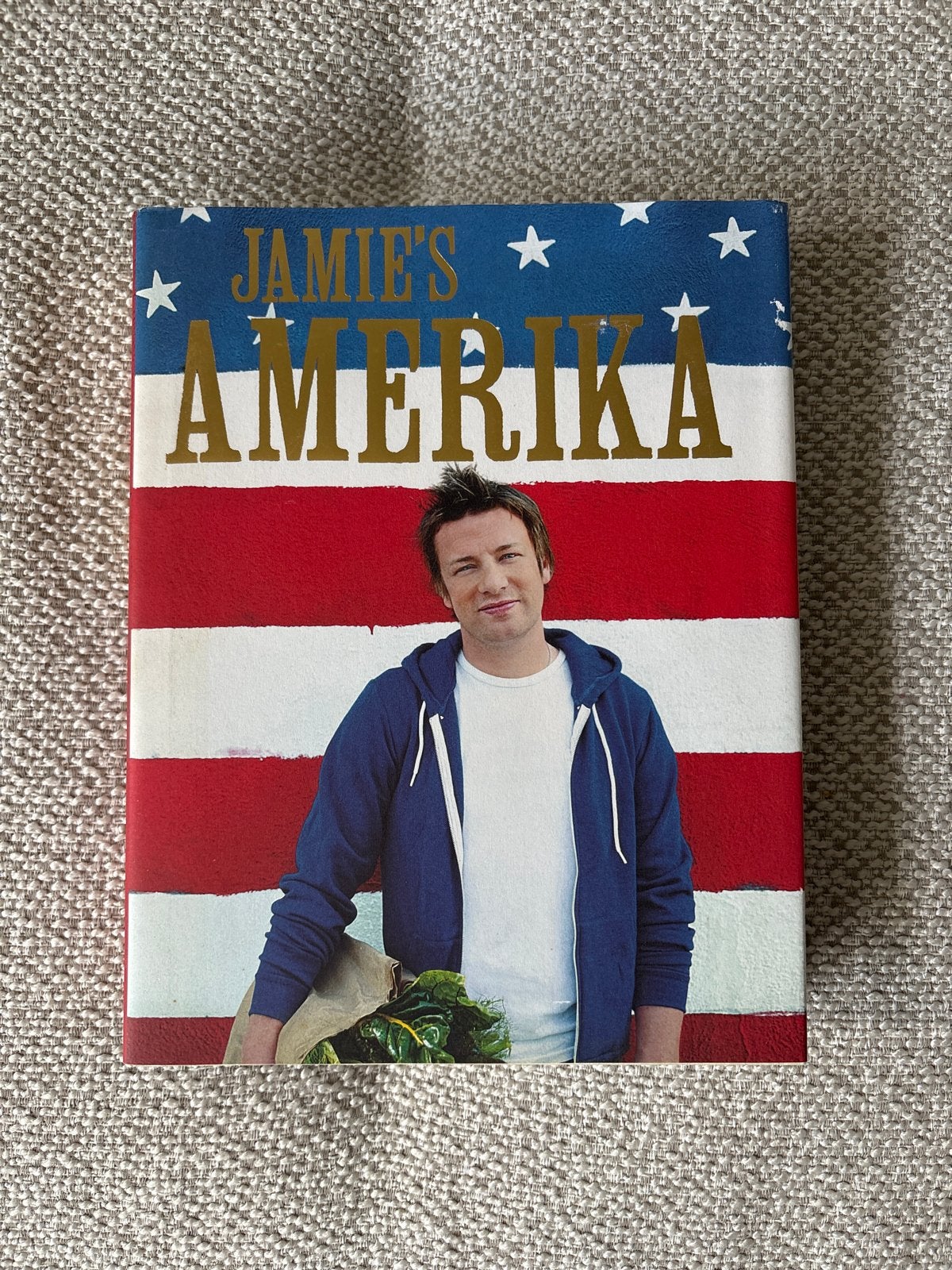 Jamie's Amerika - Kookboek van Jamie Oliver, Ophalen of Verzenden, Zo goed als nieuw, Overige gebieden, Voorgerechten en Soepen