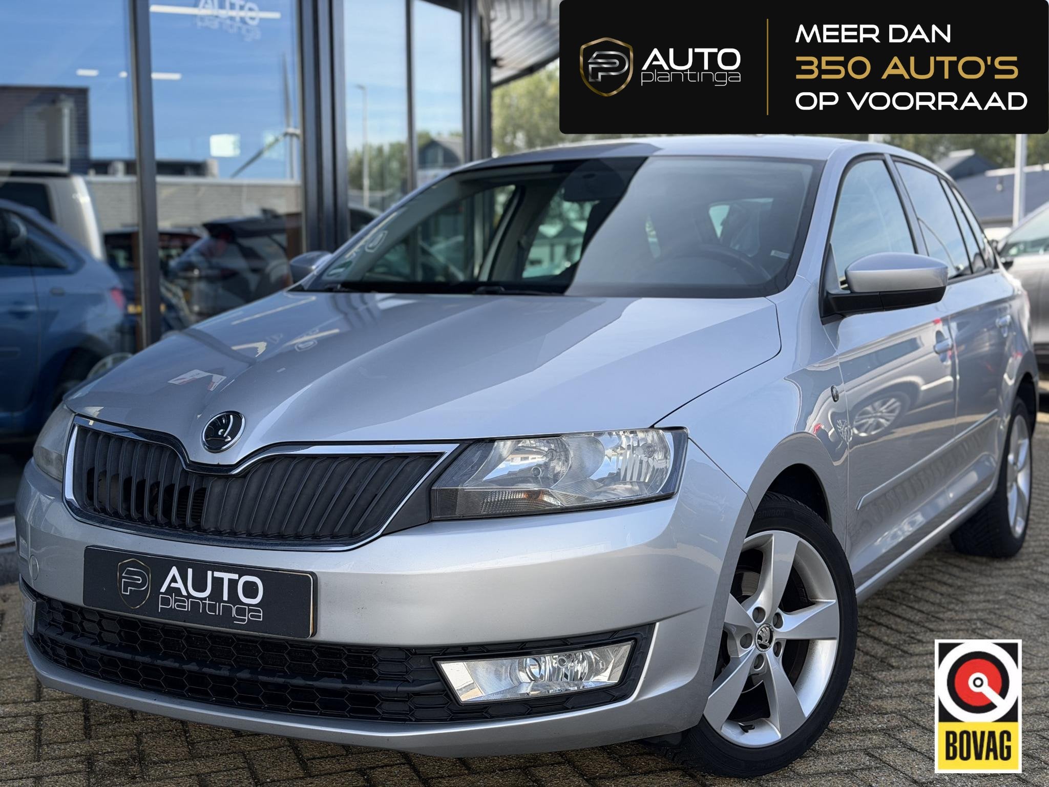 Skoda Rapid Spaceback 1.2 TSI Greentech Ambition Businesslin, Auto's, Voorwielaandrijving, Euro 5, 4 cilinders, Origineel Nederlands
