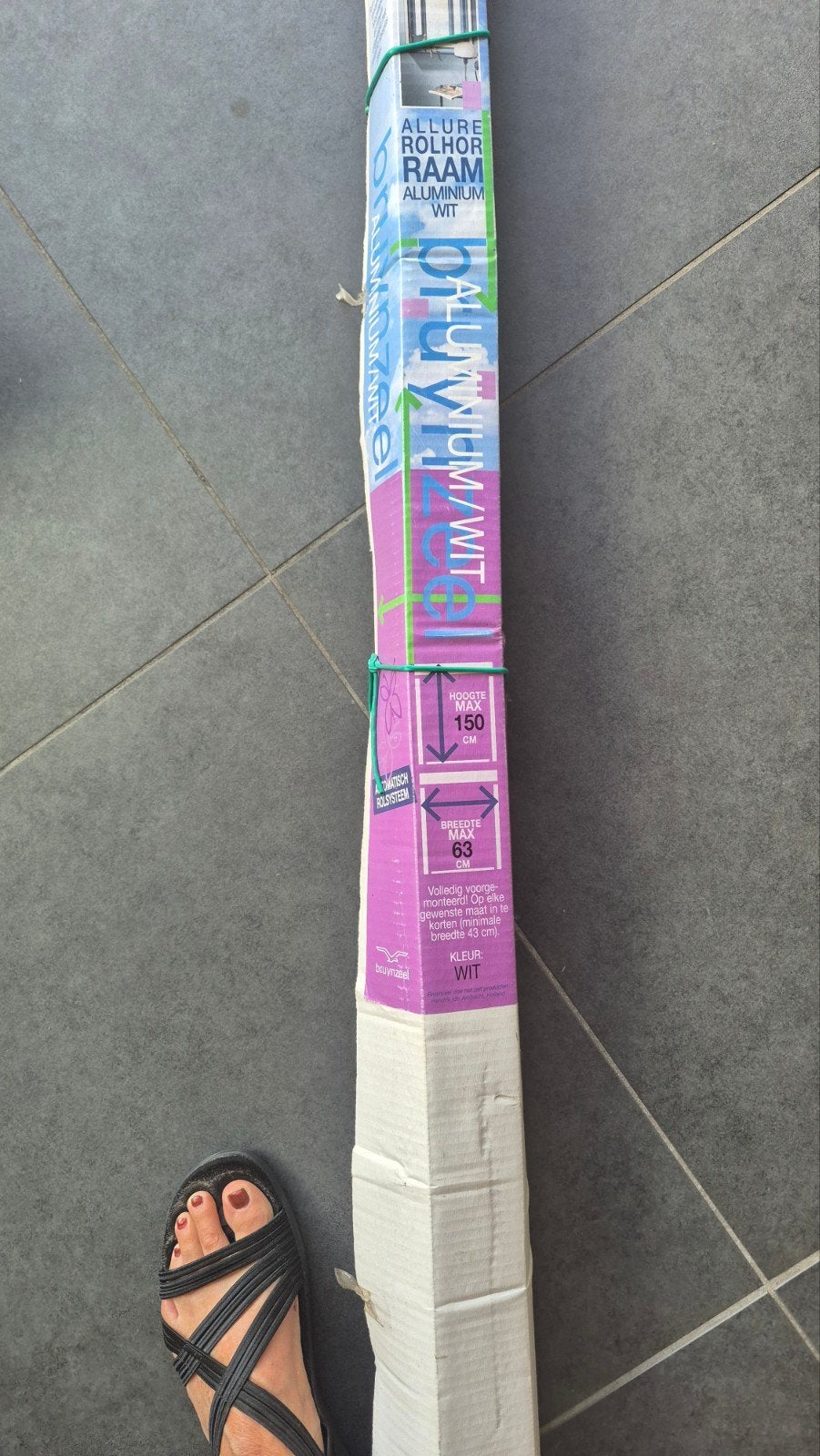 Rolhor aluminium wit, Ophalen, Nieuw, Overige typen, Minder dan 200 cm