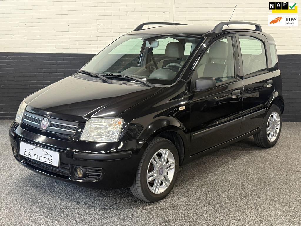 Fiat Panda 1.2 Emotion, Stof, Gebruikt, Zwart, Origineel Nederlands