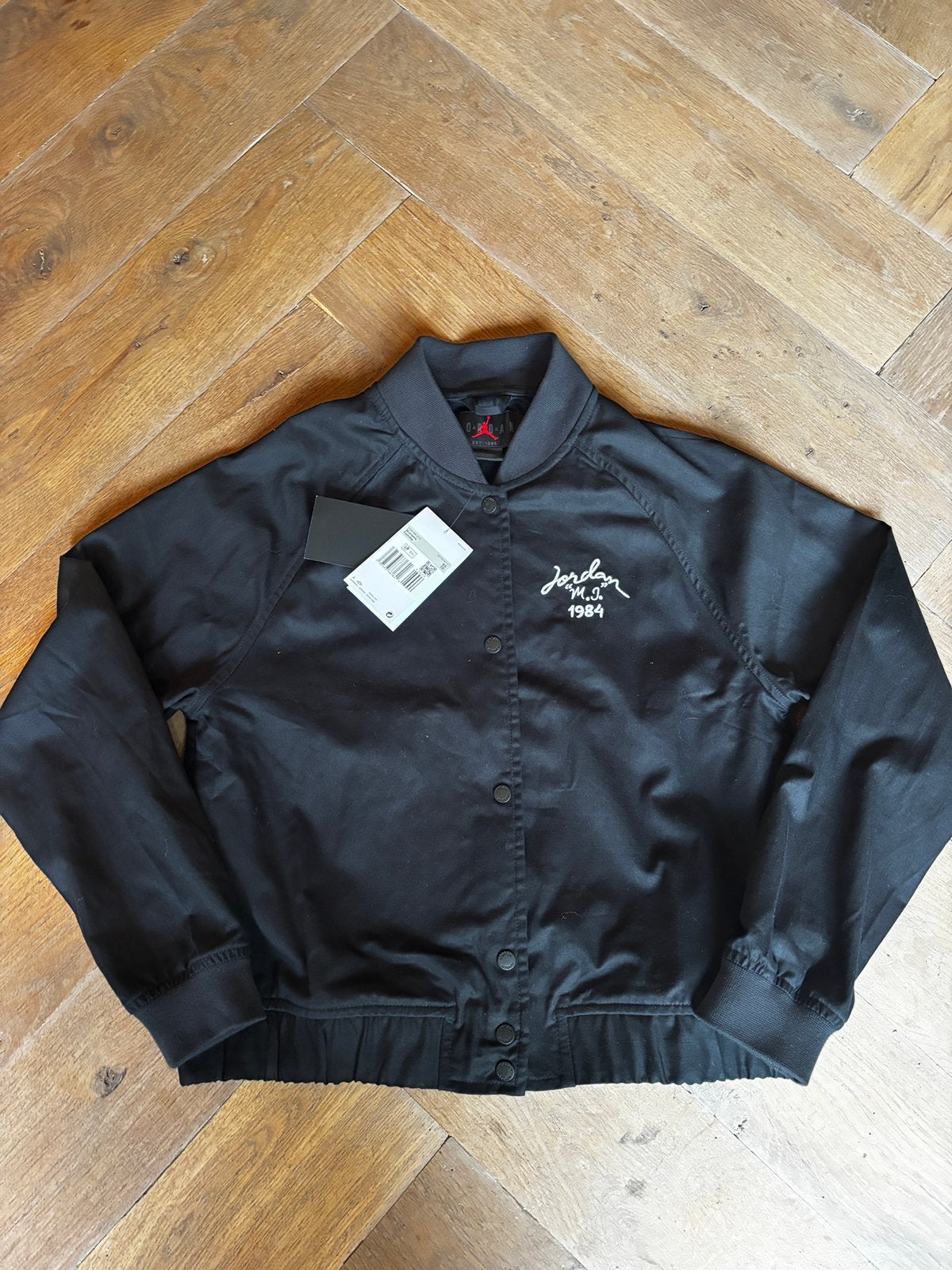 Nieuw zwart Jordan bomberjasje XS danes, Ophalen of Verzenden, Nieuw, Maat 34 (XS) of kleiner, Zwart