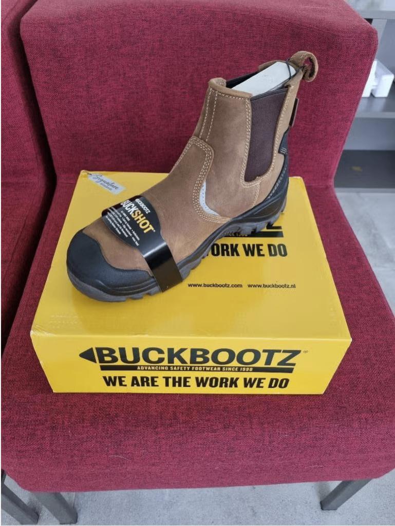 Buckbootz BSH006 S3 Werkschoen Bruin, Kleding | Heren, Schoenen, Ophalen, Bruin, Nieuw, Buckbootz