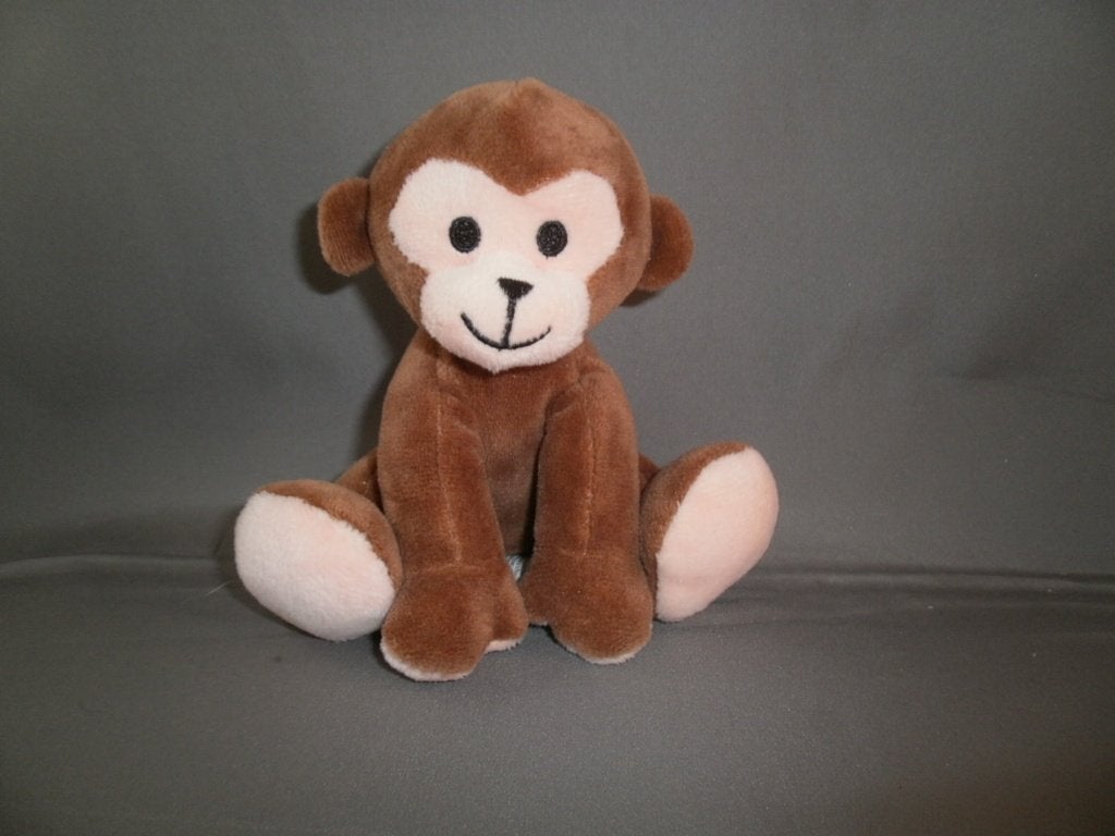 HEMA aap bruin rozig gezichtje 4 poot zolen en zwarte ogen, Hema, Nieuw, Ophalen of Verzenden, Met label