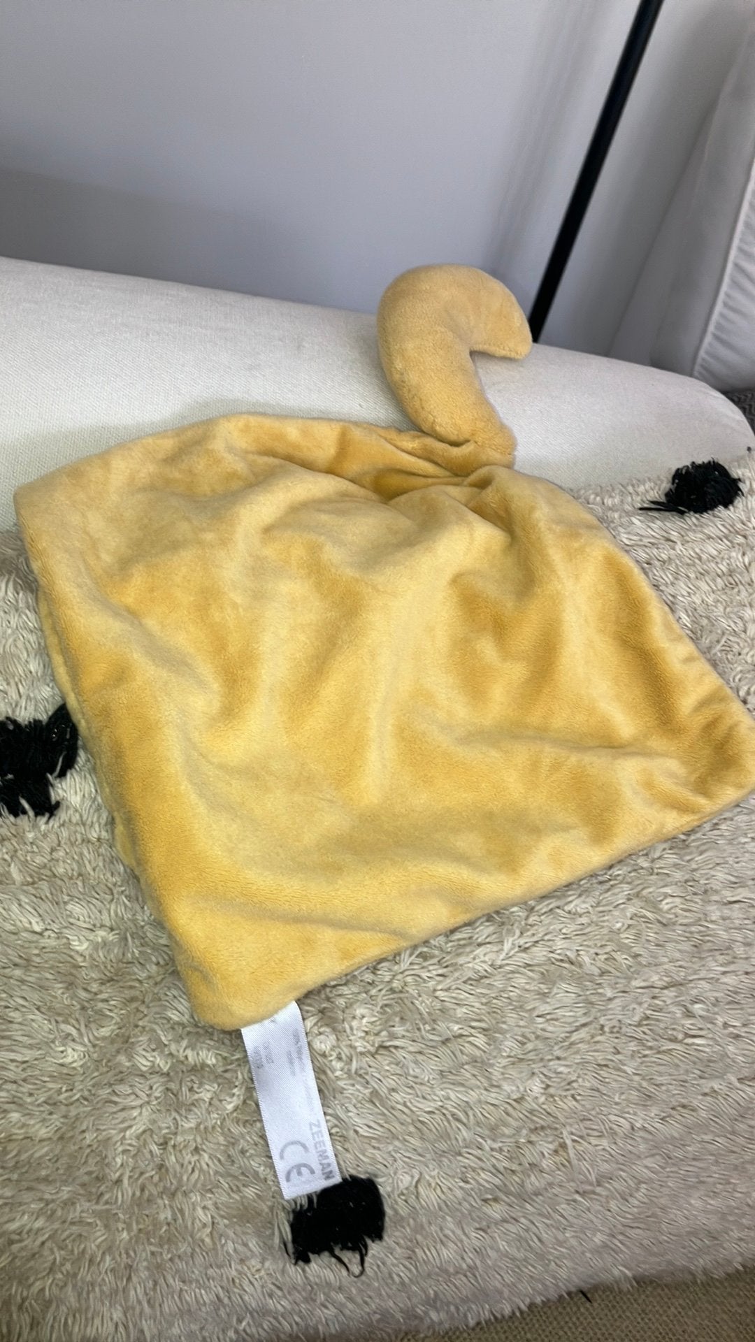 Zeeman maan knuffeldoekje, Kinderen en Baby's, Speelgoed | Knuffels en Pluche, Ophalen of Verzenden, Zo goed als nieuw, Overige typen