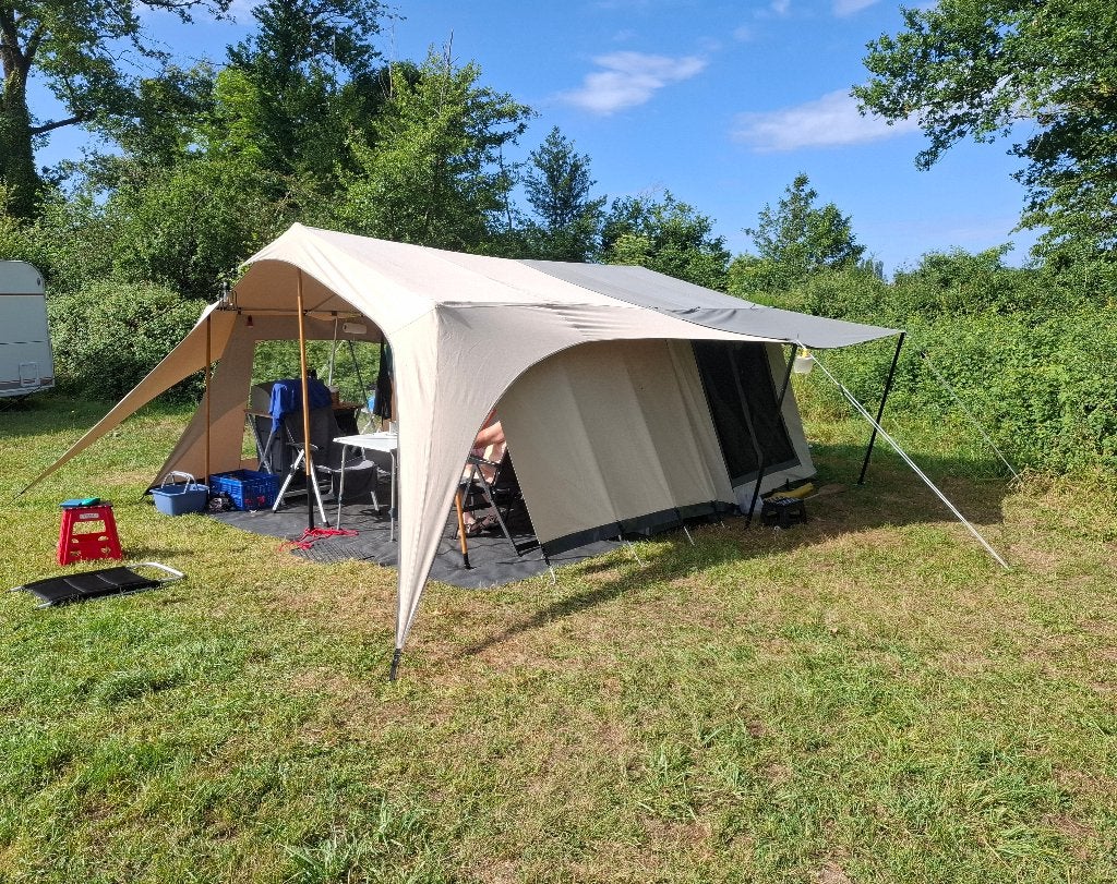 Campooz Fat Freddy Trekking, Caravans en Kamperen, Vouwwagens, Ophalen, Meerkleurig, Tot en met 2, Aanwezig