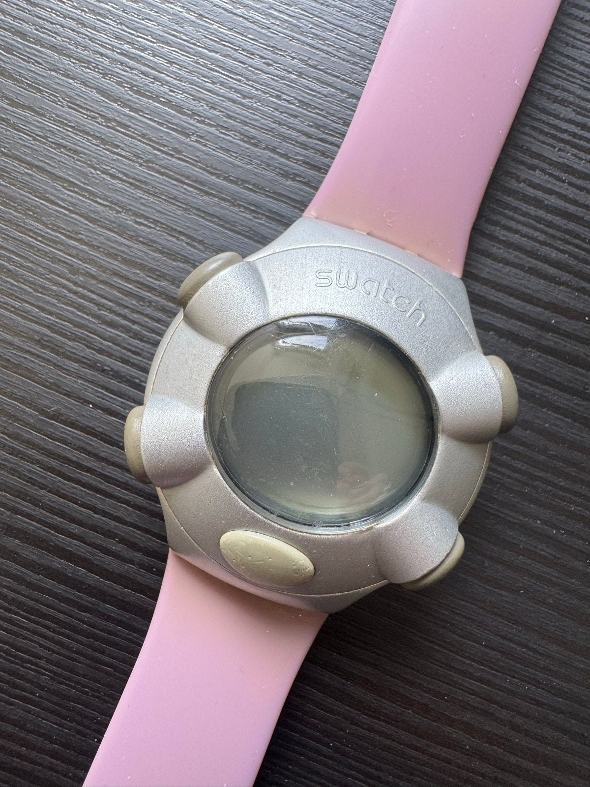 Swatch Beat Aluminium Horloge - Roze Bandje, Overige materialen, Gebruikt, Polshorloge, Swatch