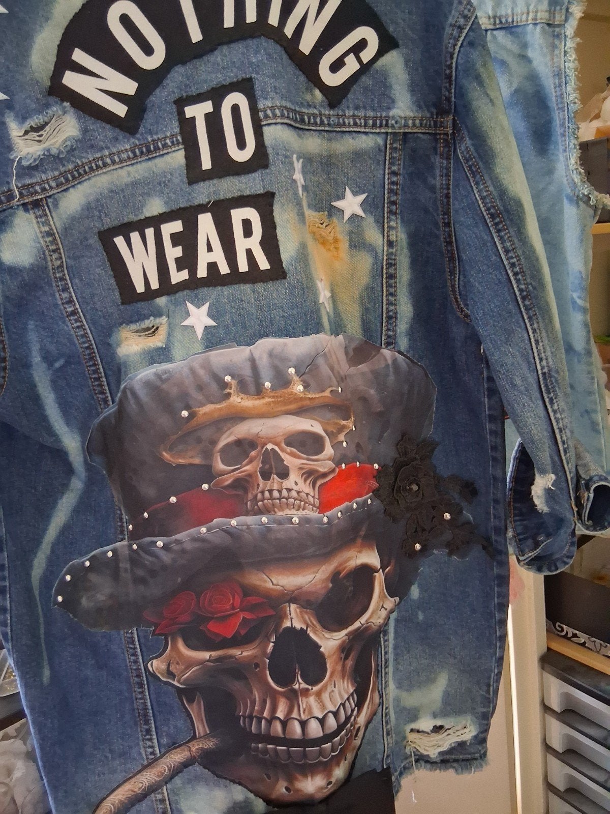 Stoer denim mouwloos jack met Route 66 motor opdruk, Kleding | Heren, Overige Herenkleding, Ophalen of Verzenden, Zo goed als nieuw