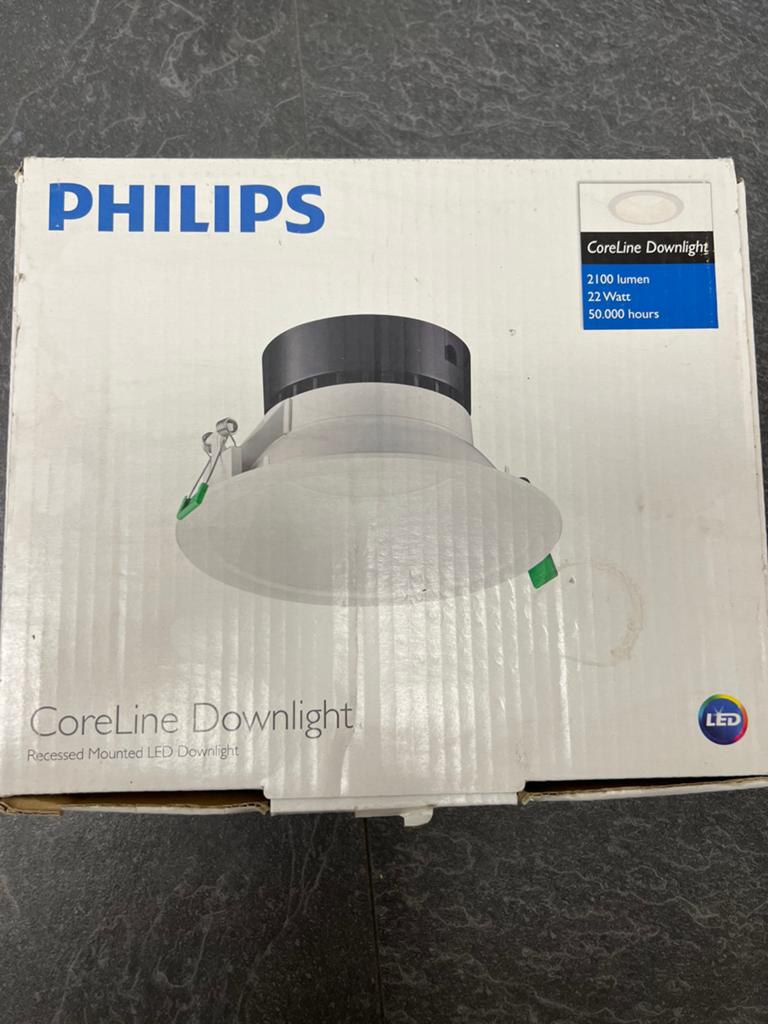 4 stuks Philips CoreLine Downlight LED 2100 lumen 22W, Ophalen of Verzenden, Nieuw, 60 watt of meer, Led-lamp