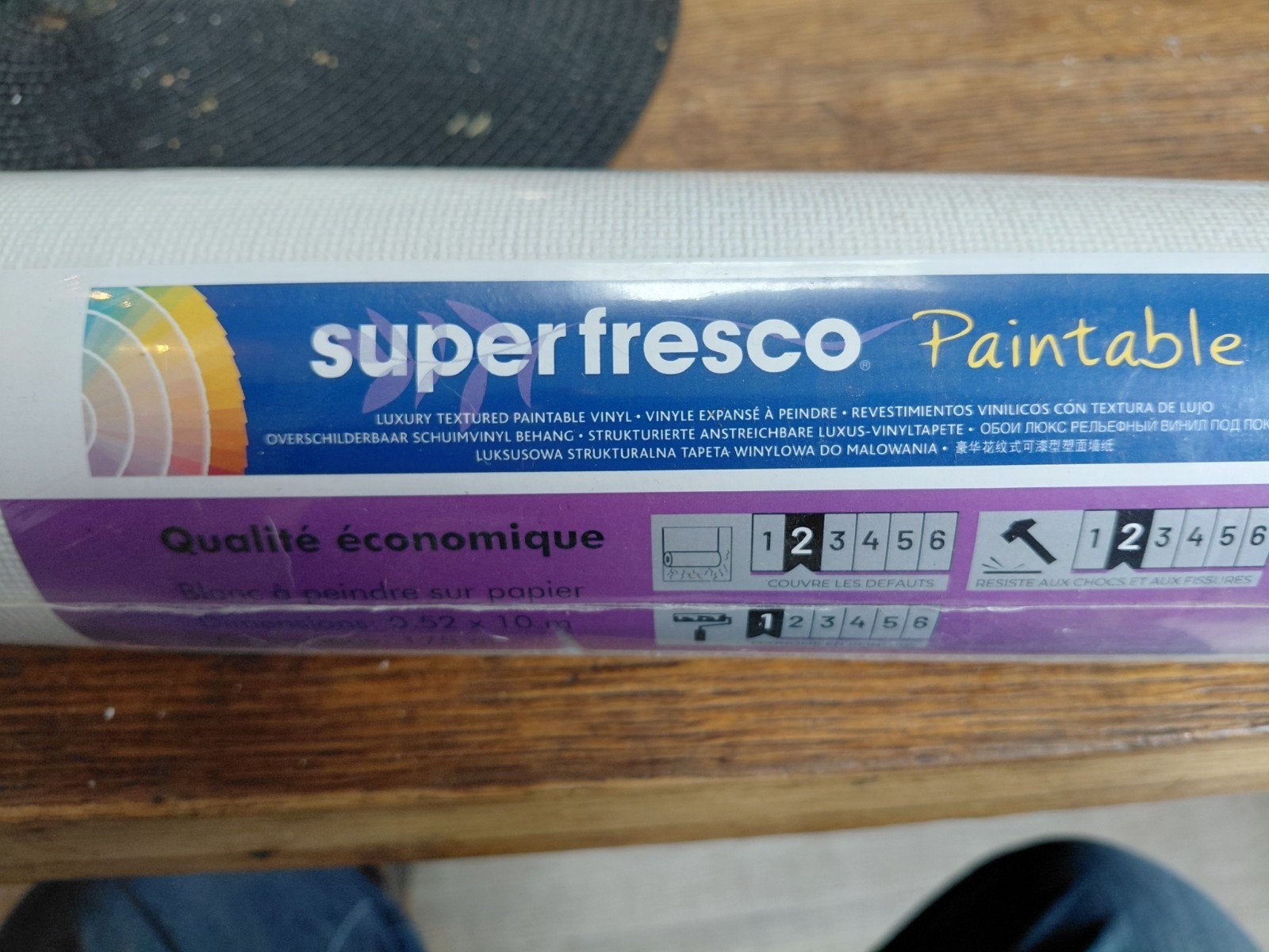 Superfresco Paintable Overschilderbaar Vinyl Behang, Overige merken, Wit, Structuur, Modern