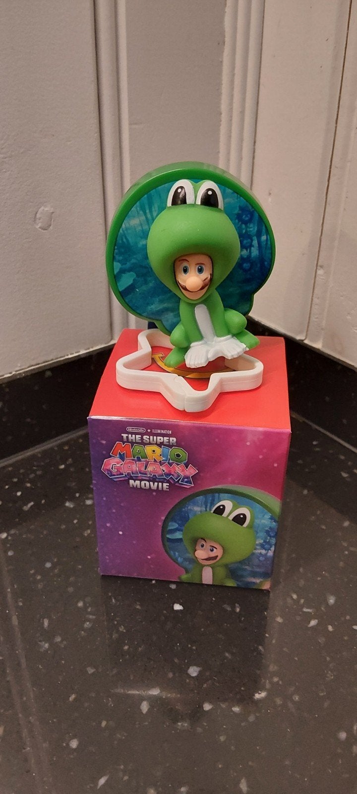 Luigi Kikker McDonald's Happy Meal Super Mario Galaxy, Ophalen of Verzenden, Nieuw