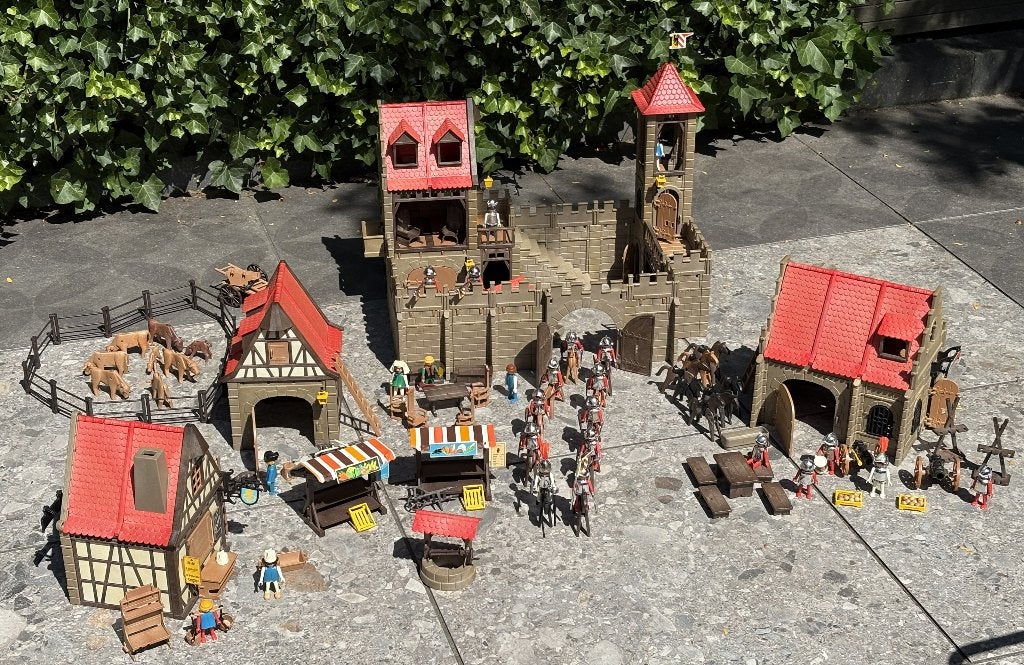 Playmobil (Vintage) kasteel/ridders 3441 3443 3444 3450, Kinderen en Baby's, Speelgoed | Playmobil, Gebruikt, Losse onderdelen
