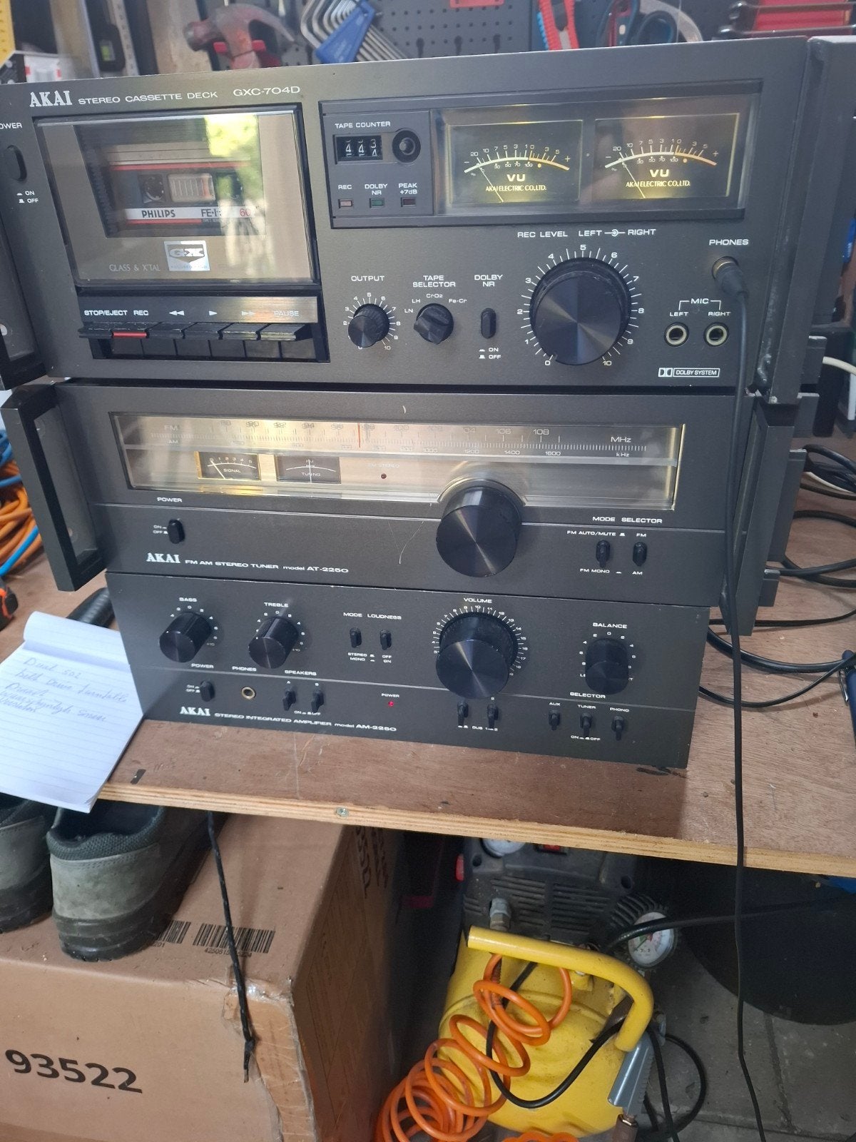 Akai set, Ophalen of Verzenden, Minder dan 60 watt, Overige merken