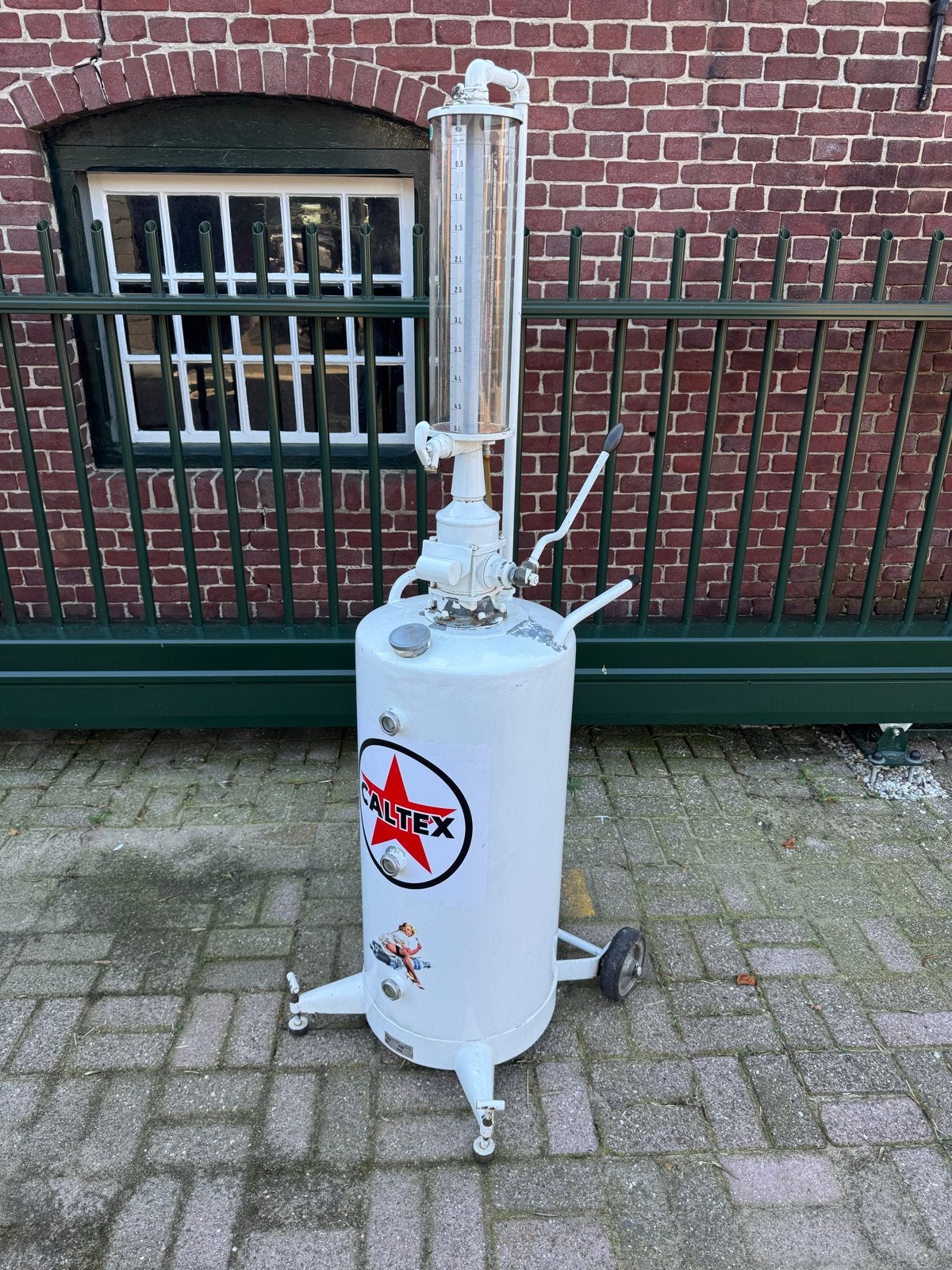 Caltex 2-takt benzinepomp - Vintage Savado model, Ophalen