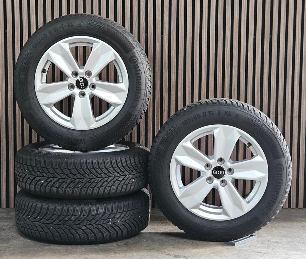 Nette 15" Orig AUDI A1 Velgen+GOEDE Banden 5x100 polo ibiza, Ophalen, Audi, Gebruikt, 15 inch