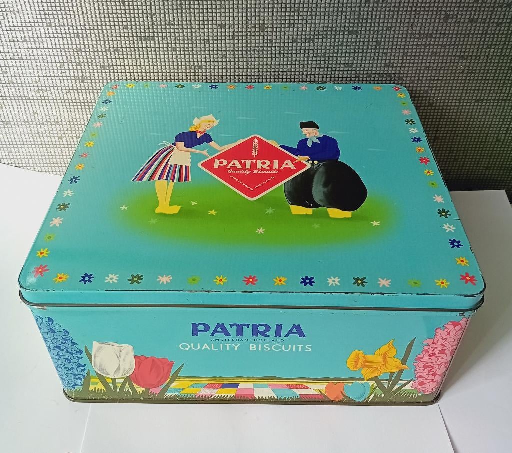 patria biscuit blik, Verzamelen, Blikken, Ophalen of Verzenden, Overige