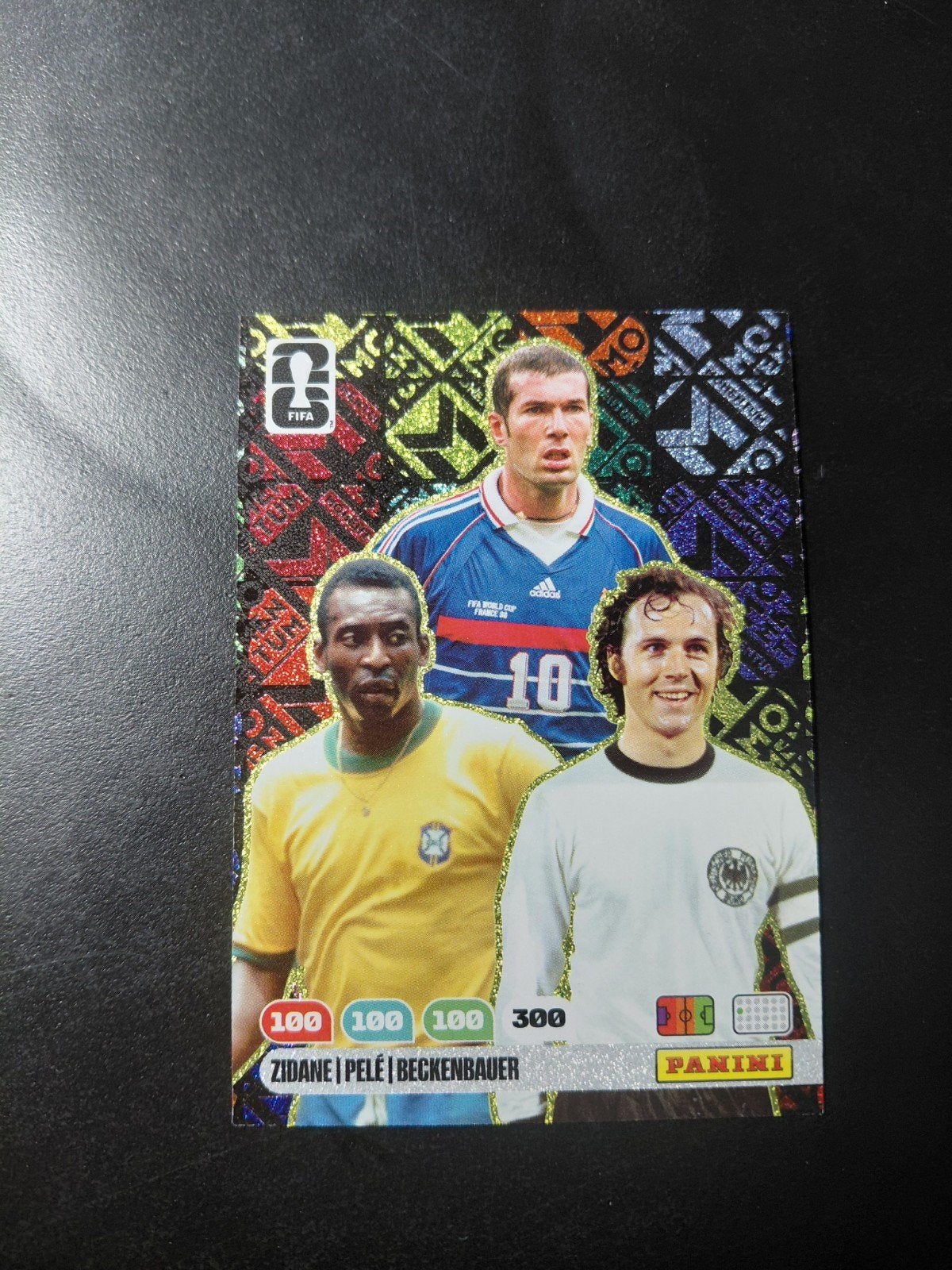 Zidane/pele/benckenbauer (momentum) panini, Ophalen of Verzenden, Nieuw, Buitenlandse clubs, Poster, Plaatje of Sticker
