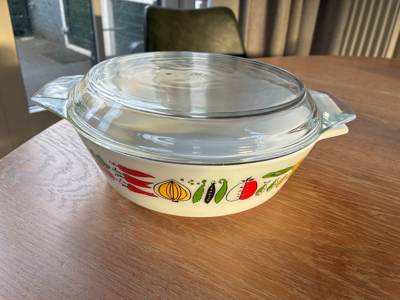 Vintage JAJ Pyrex schaal, Ophalen, Glas, Overige typen