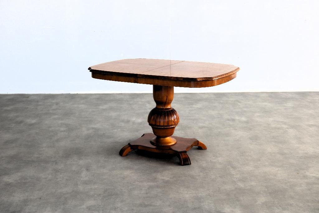 vintage verstelbare eettafel | tafel | jaren 50 | Zweeds, Gebruikt, ., ., Rechthoekig