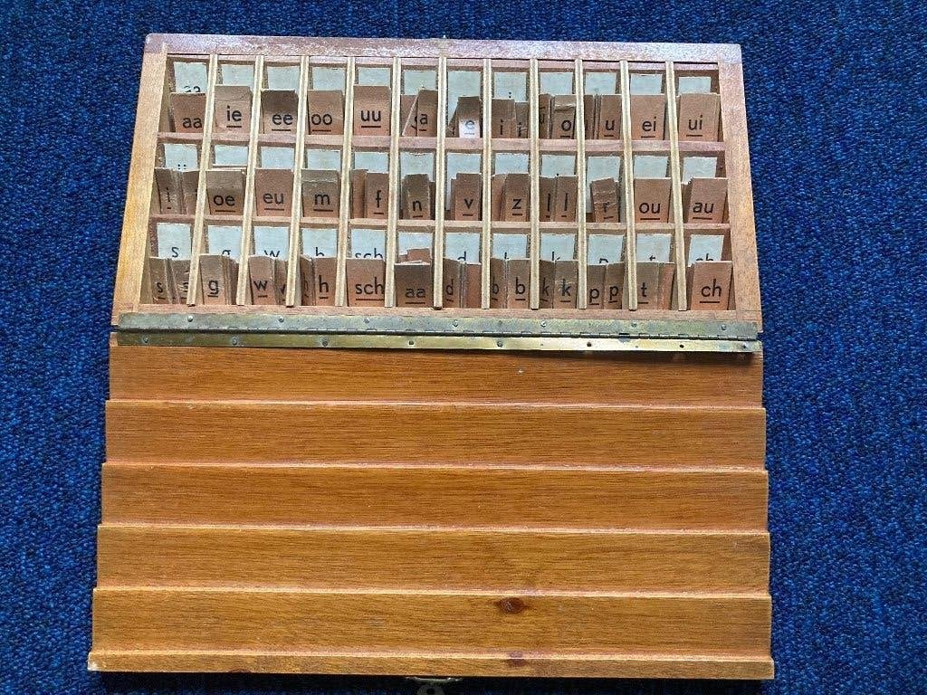 HOUTEN LETTERDOOS, Ophalen of Verzenden