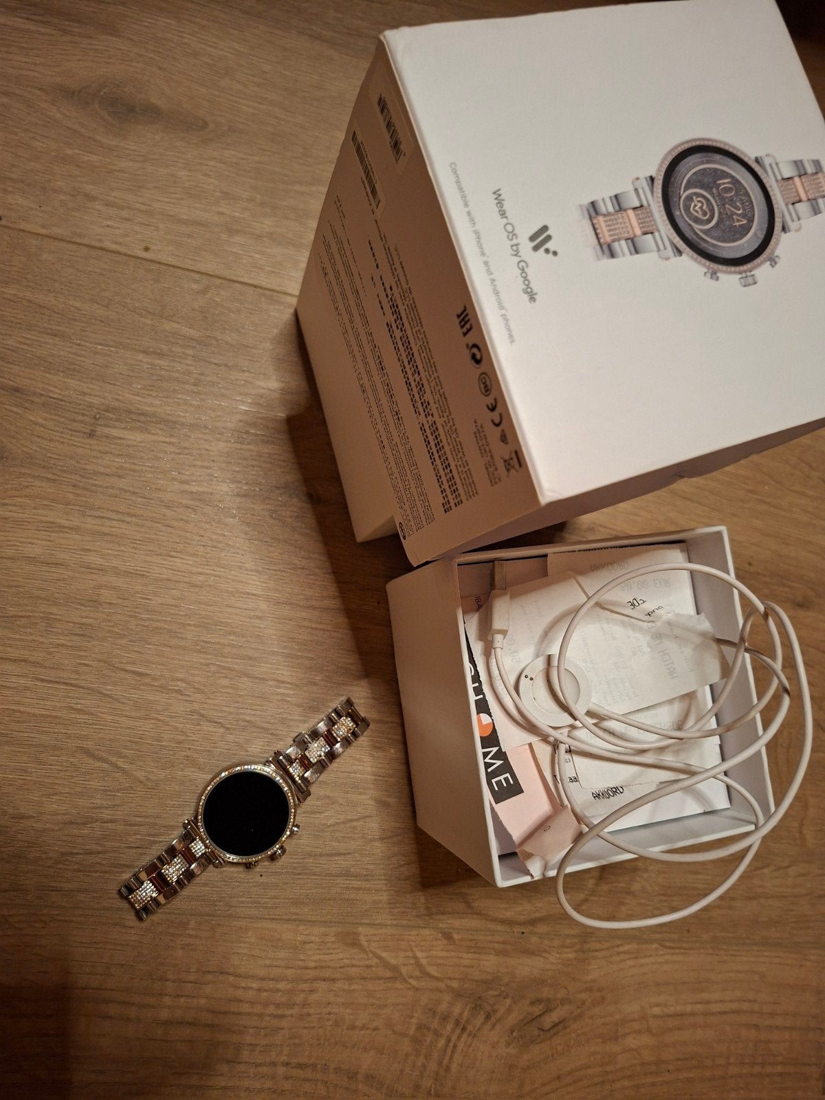 Michael Kors Access Smartwatch - Roségoud/Zilver (defect), Gebruikt, Michael Kors, Ophalen of Verzenden, Android