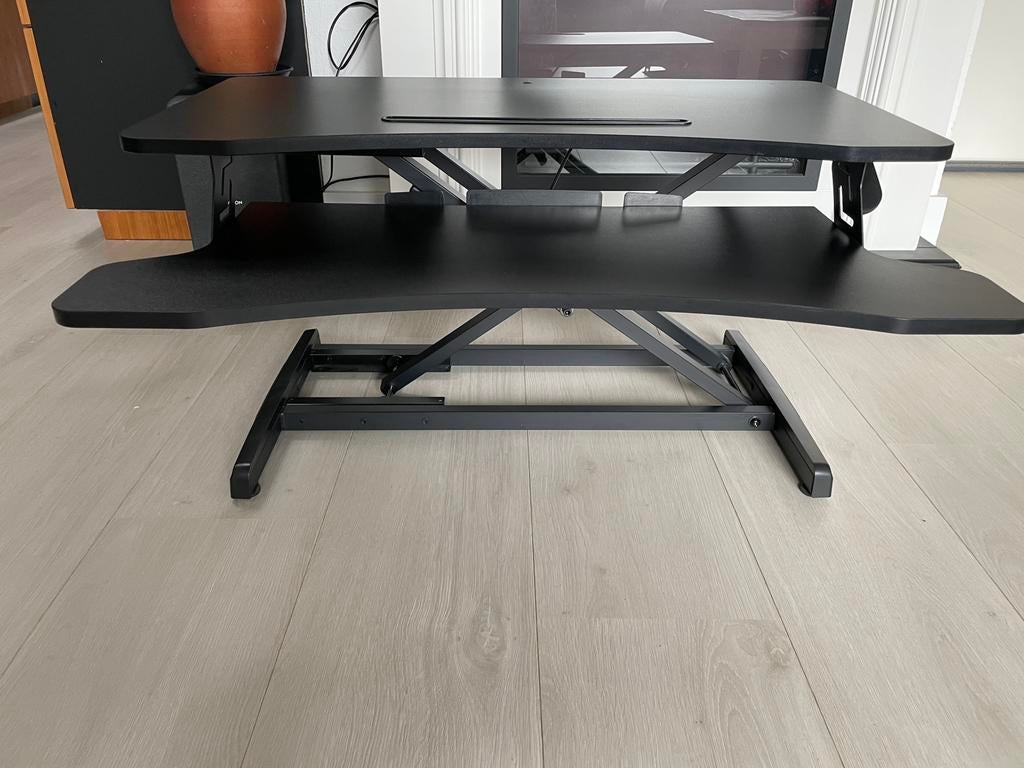 Zit sta bureau/ hydraulische bediening, Ophalen of Verzenden, Zo goed als nieuw