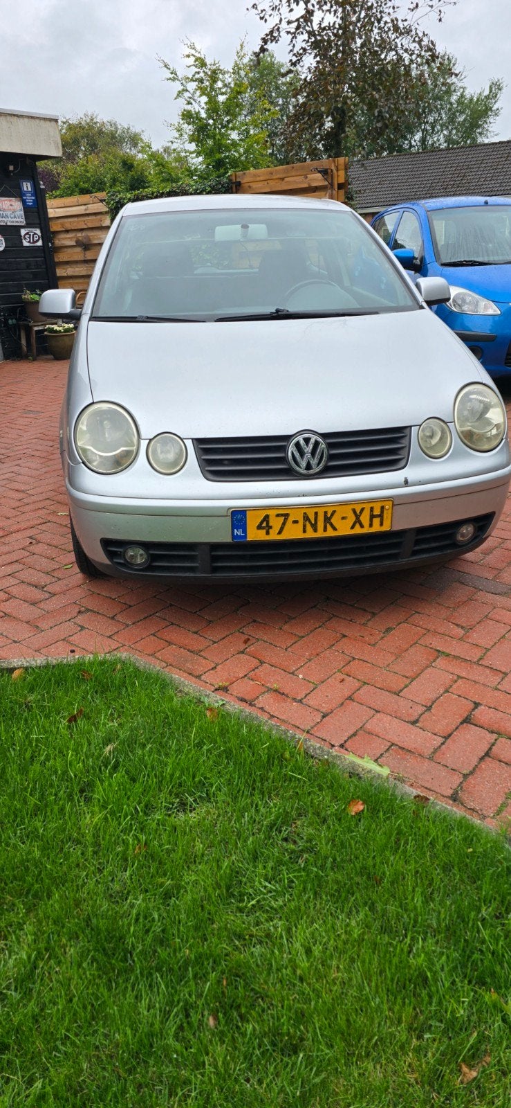 Volkswagen Polo 1.4 55KW 2003 Grijs, Auto's, Voorwielaandrijving, 4 cilinders, Origineel Nederlands, Bedrijf