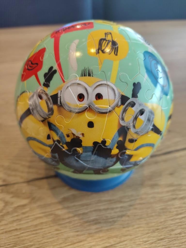 3D Puzzel Minions, Ophalen of Verzenden, Meer dan 50 stukjes, 6 jaar of ouder