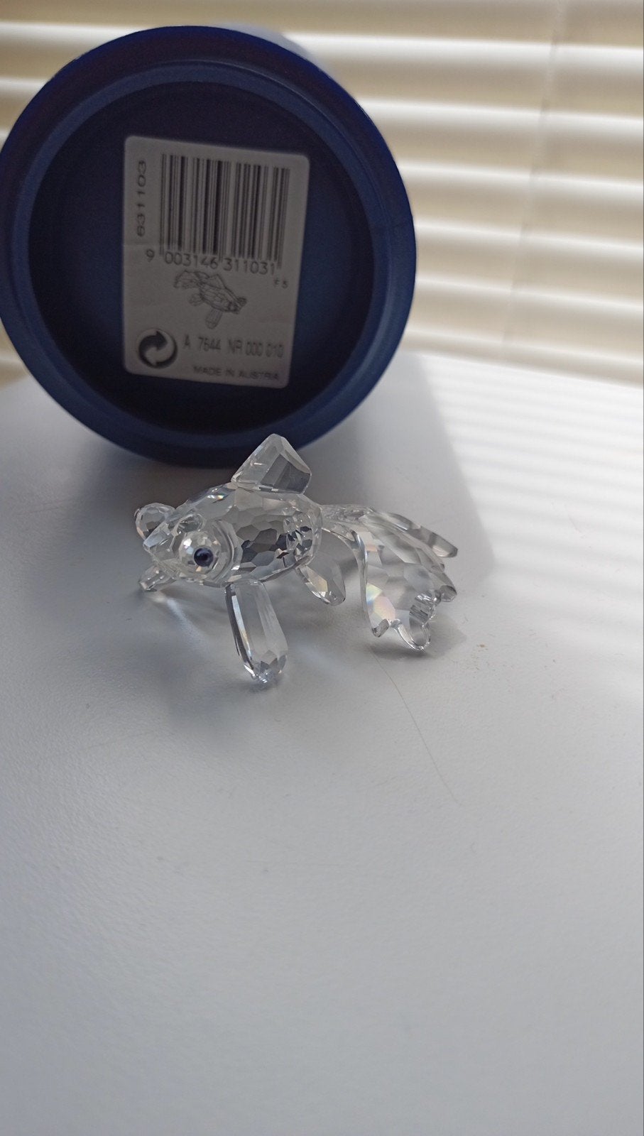 Swarovski telescoop vis, Verzamelen, Swarovski, Ophalen of Verzenden, Zo goed als nieuw, Figuurtje