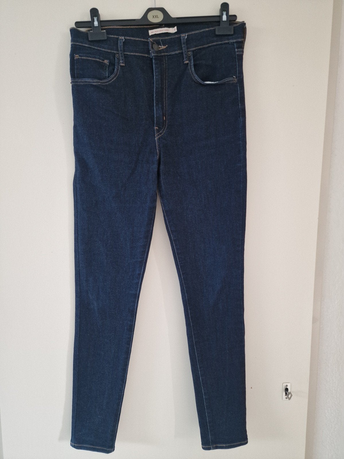 levi High Super Skinny, maat 31, Blauw, Ophalen of Verzenden, Zo goed als nieuw, W30 - W32 (confectie 38/40)